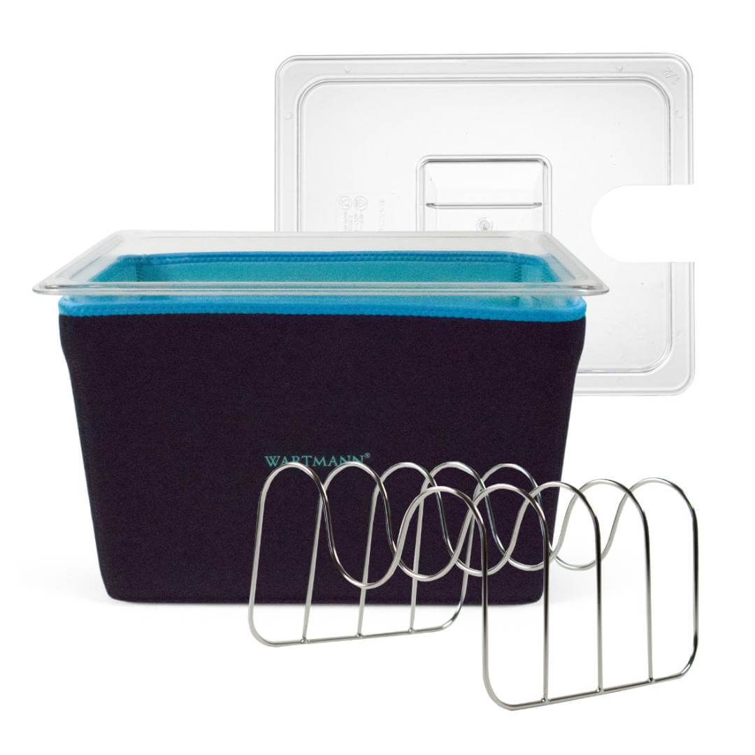 Wartmann-sous-vide-set-waterbak-deksel-rekje-isolatiehoes