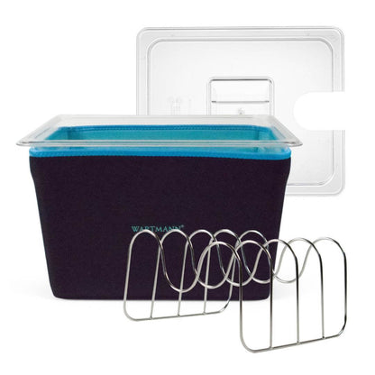 Wartmann-sous-vide-set-waterbak-deksel-rekje-isolatiehoes
